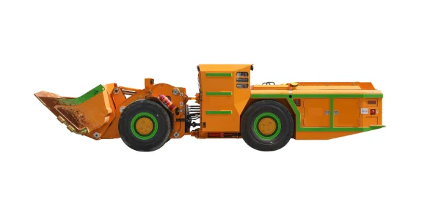 side dump underground loader2