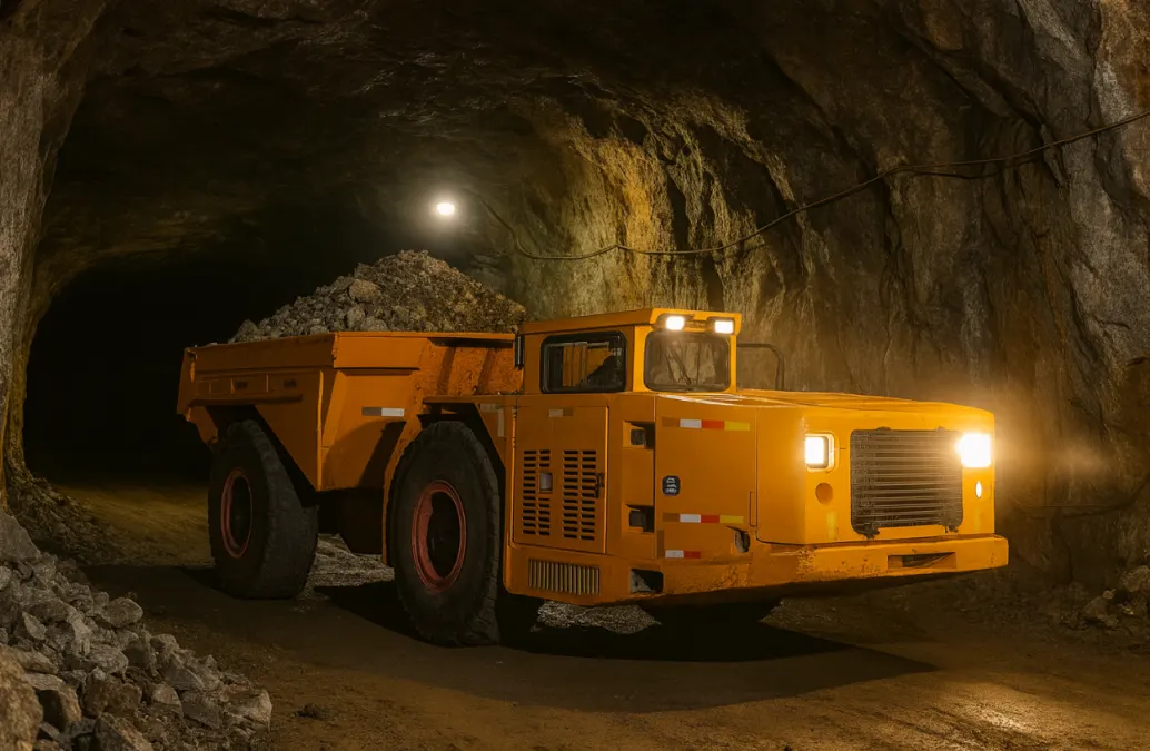 smart underground mining dump truck2