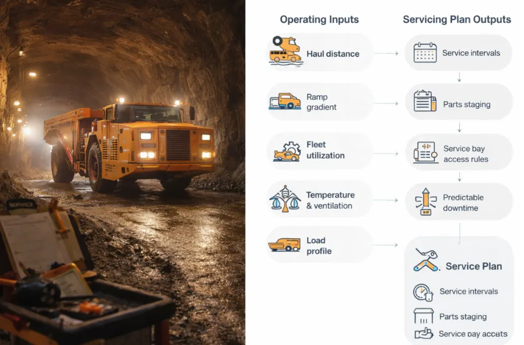 servicing plan for mining trucks2