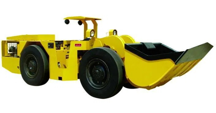 How do modern mining trucks manage heat and ventilation in deep mines