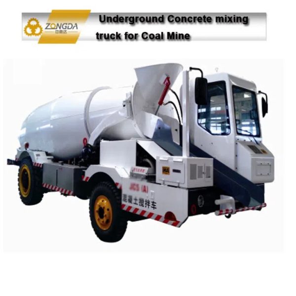 Underground Concrete Mixing Truck for Coal Mine zhongjiada