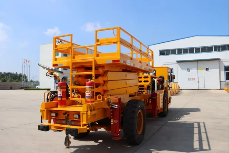 Underground Mining Boom Truck VS Underground Scissor Lift 3