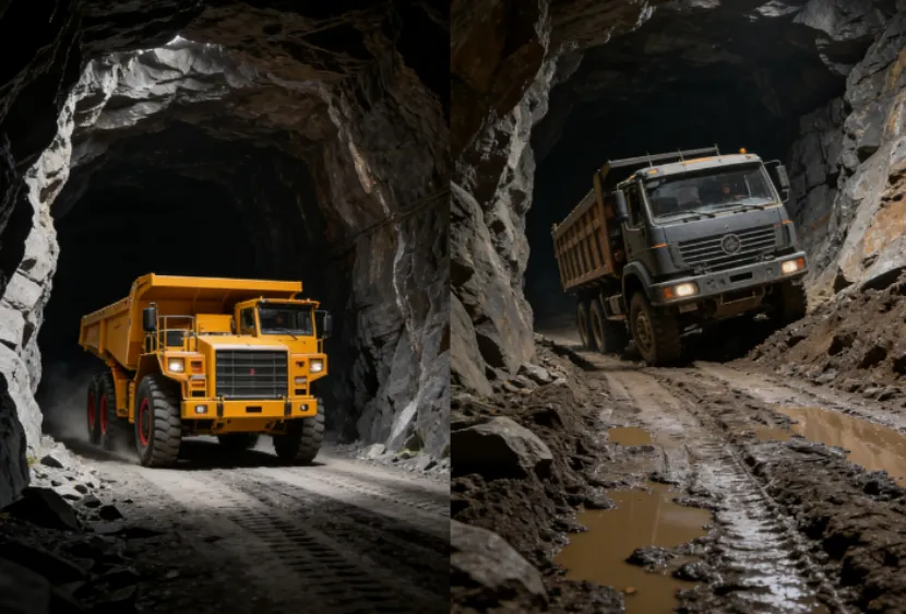 Underground Mining Truck vs Road Truck True Cost Per Ton