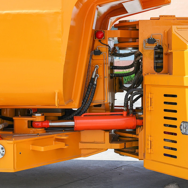 ZDT105 underground mining truck with sensor system