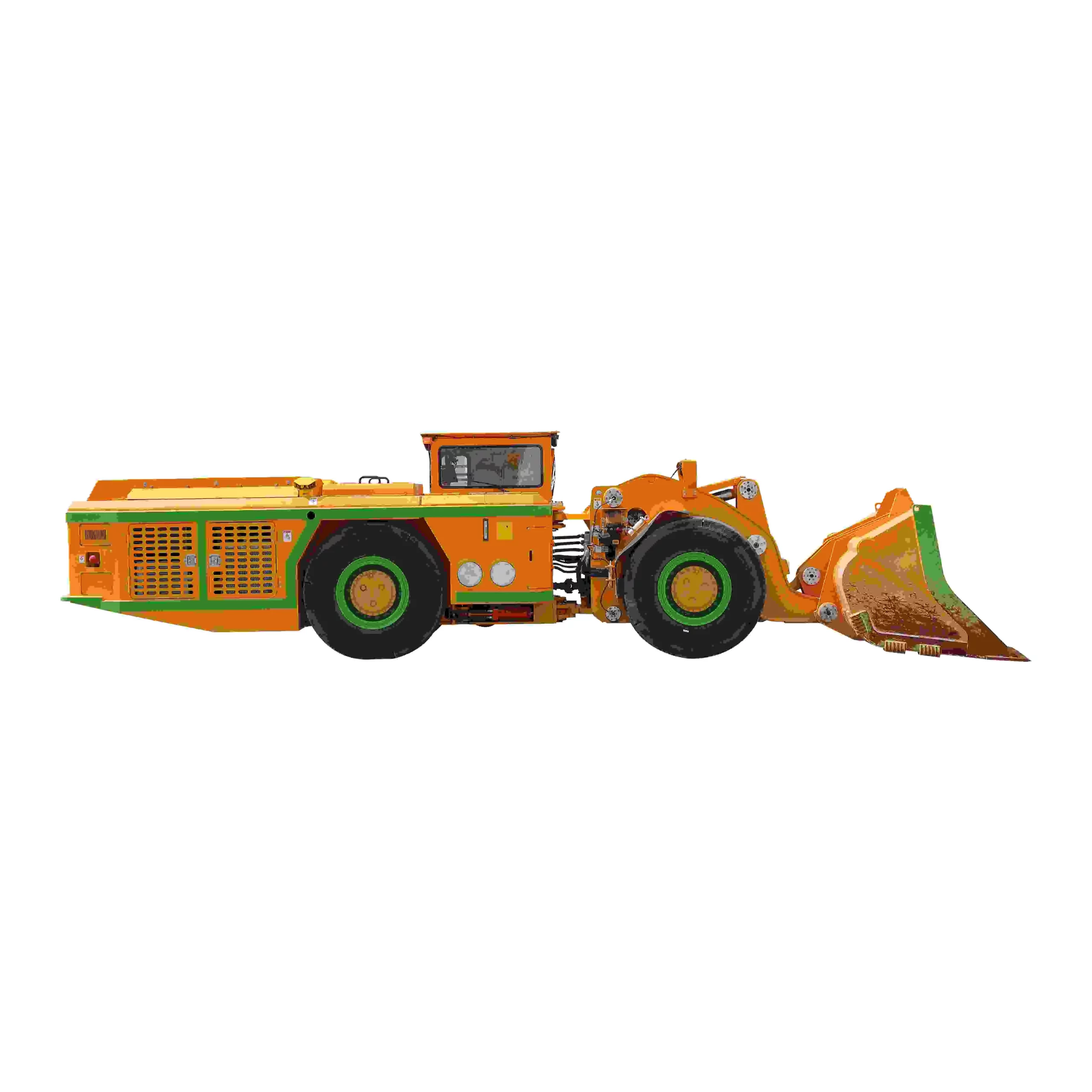ZDL410 underground loader mainly used in conjunction with mining trucks in underground excavation and mining operations