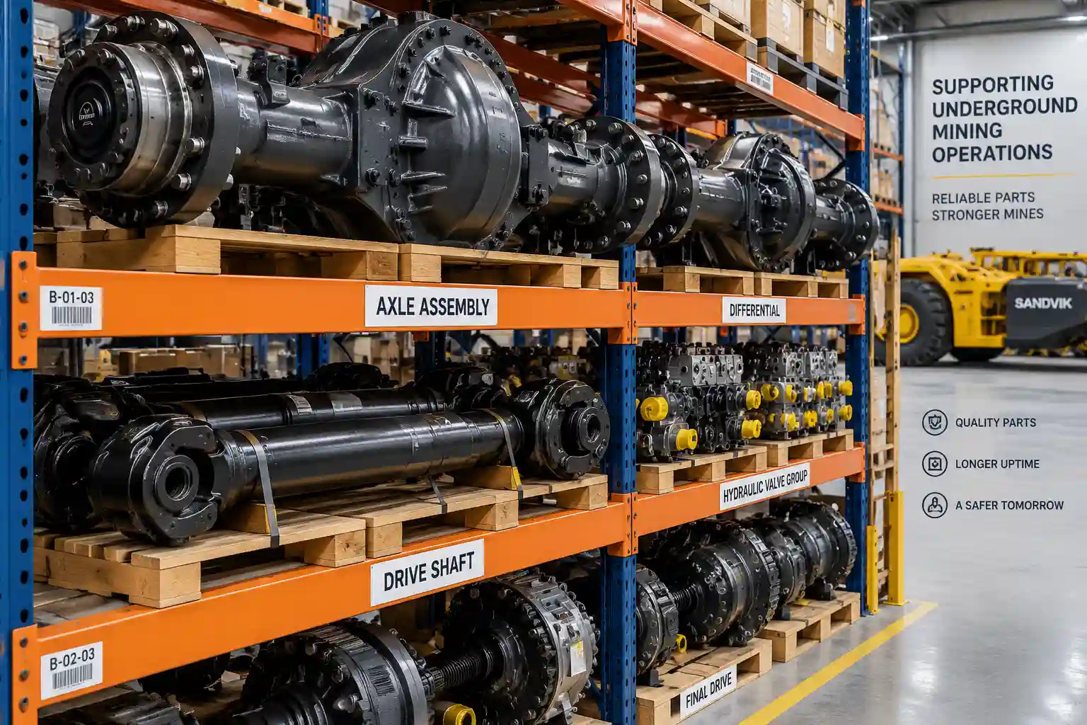 How to Maintain Underground Mining Equipment Spare Parts