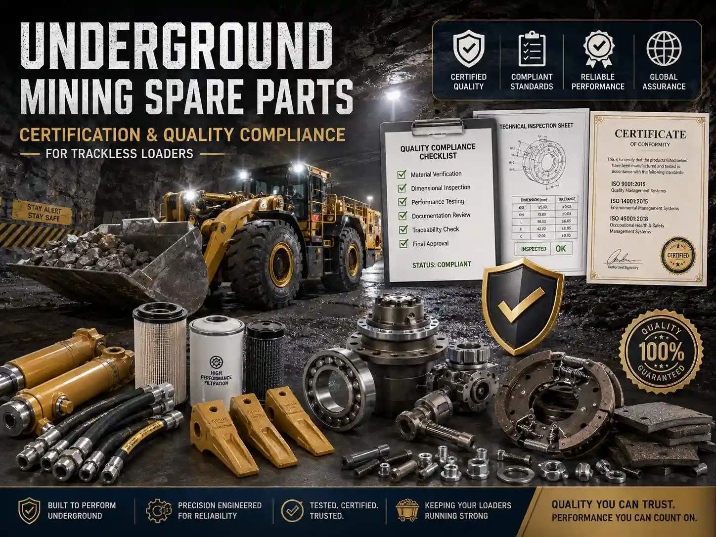 What Certifications Should Underground Mining Spare Parts Have