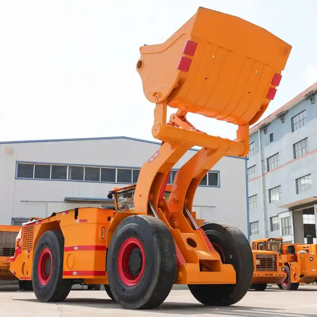 ZONGDA ZDL307 underground loader with articulated frame and DANA drivetrain