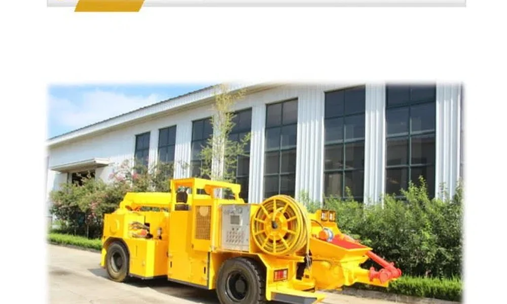 Official ZONGDA product image from the underground shotcrete spraying machine page