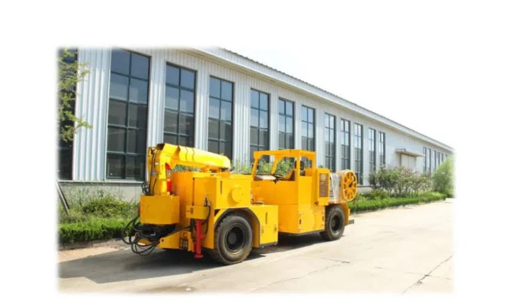 Official ZONGDA product image from the underground shotcrete spraying machine page